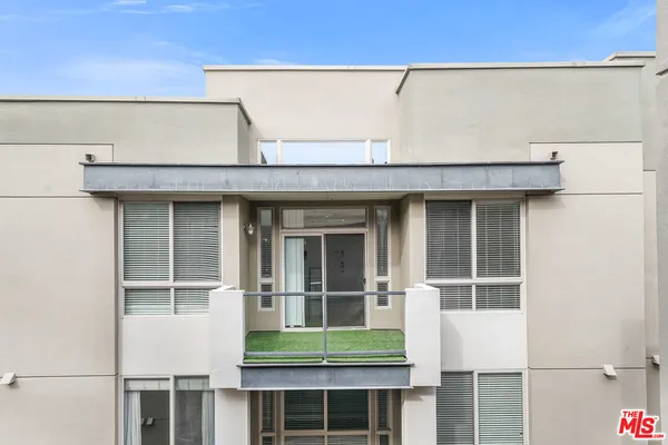 a front view of a building