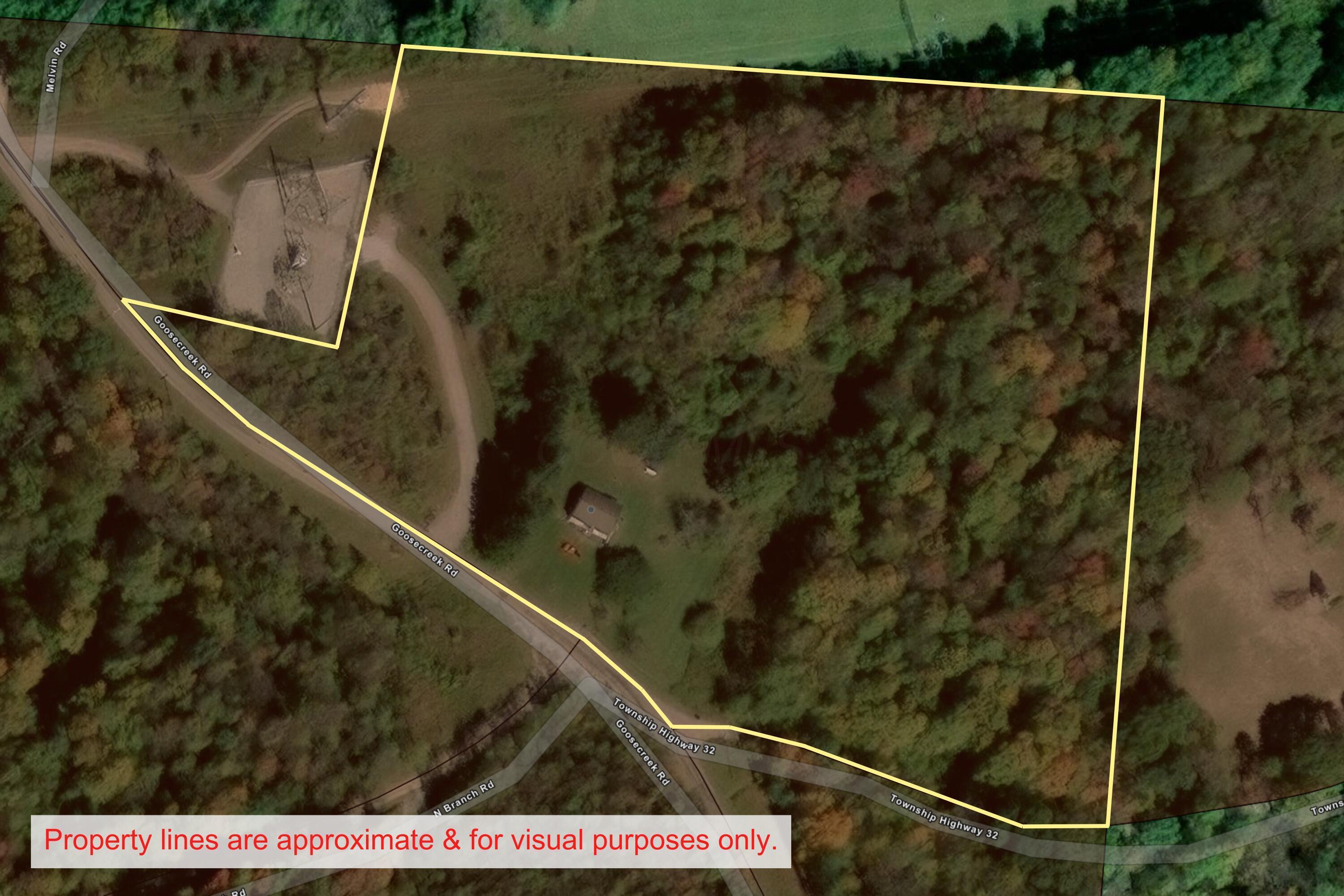 25816 Goosecreek Road McArthur, OH 45651 - Photo 3 of 34 Approximate Lot Lines - 25816 Goosecreek Road, McArthur, OH 45651