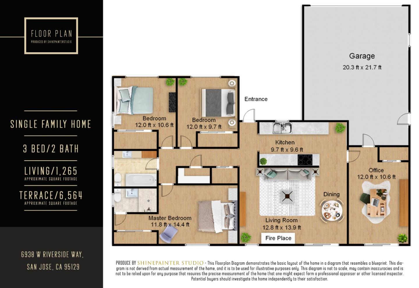 6938 West Riverside Way San Jose, CA 95129 - Photo 16 of 17 Gallery Image 16