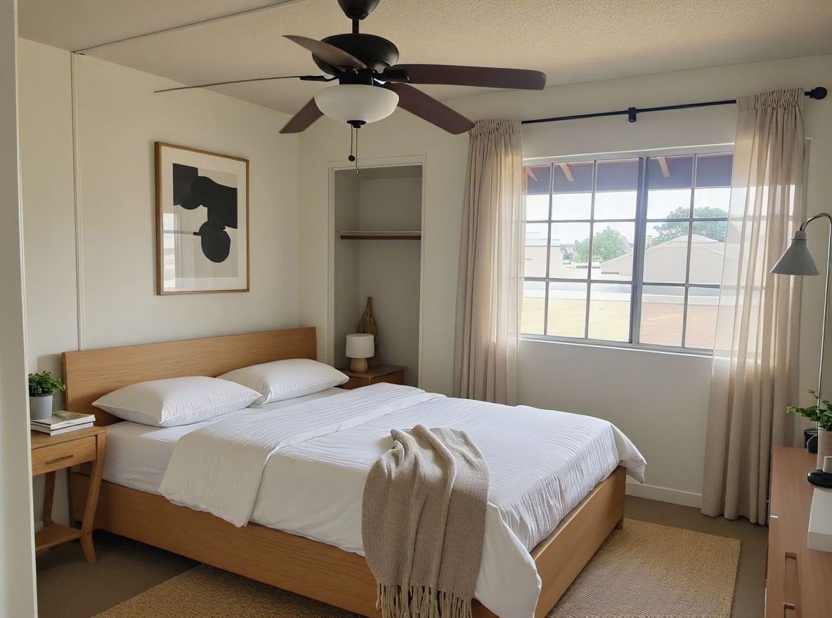 140 Uwapo Road, Unit 4204 Kihei, HI 96753 - Photo 5 of 12 a bedroom with a bed and a window