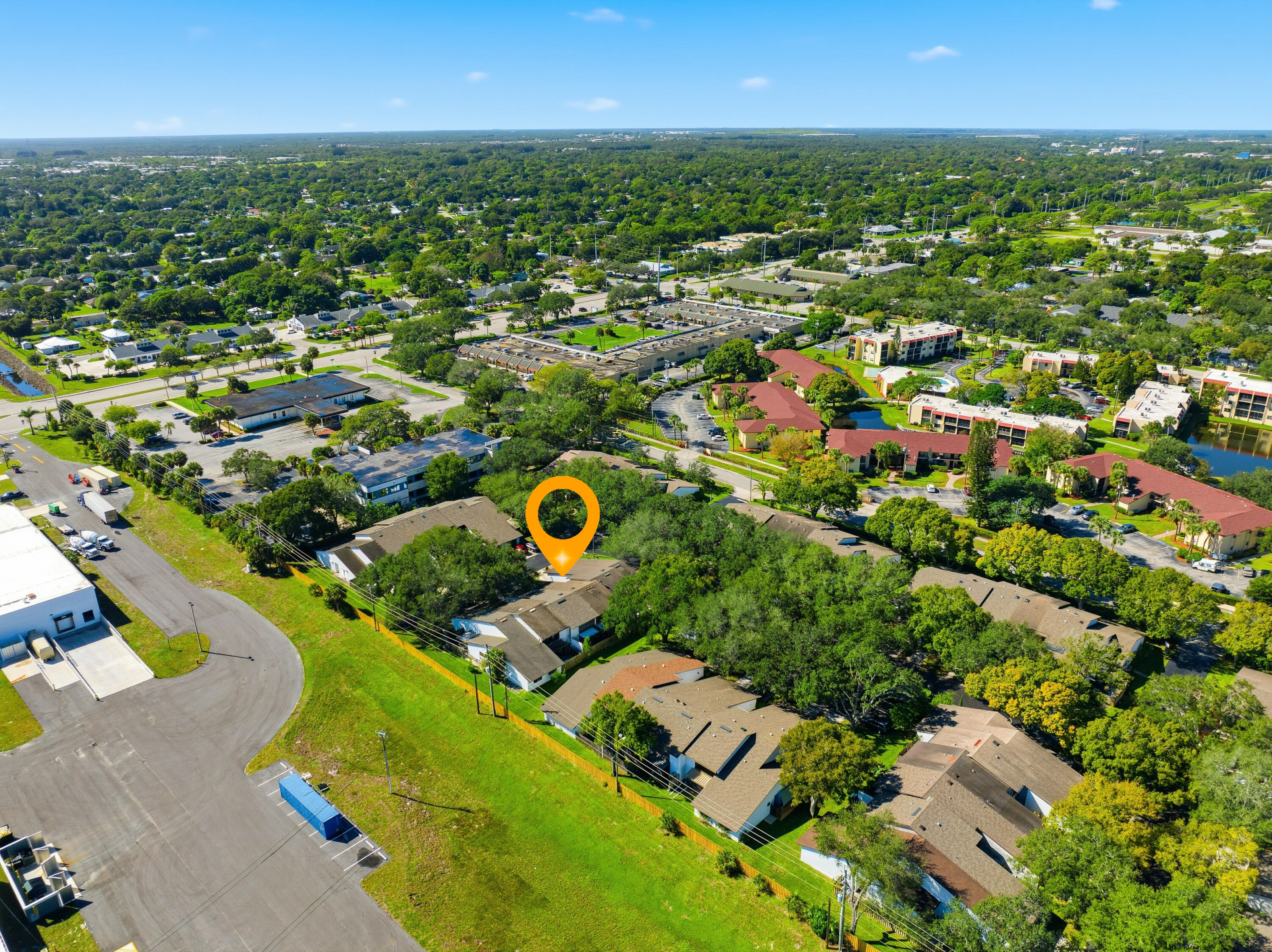 2080 Colonial Road, Unit 1 Fort Pierce, FL 34950 - Photo 21 of 21 an aerial view of residential houses with outdoor space