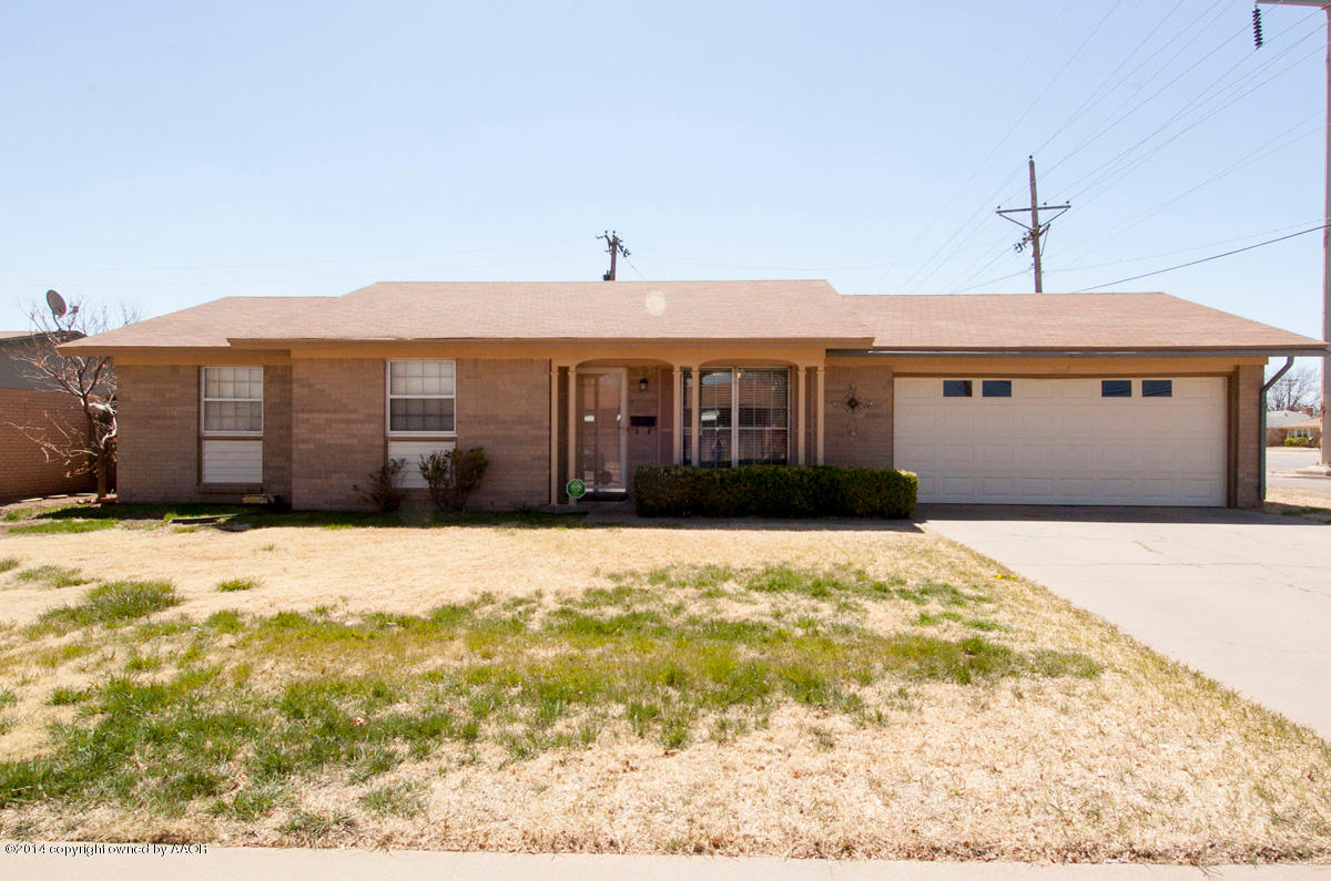 2607 Darrell Avenue Amarillo, TX 79110 - Photo 1 of 28 a view of a house with a yard