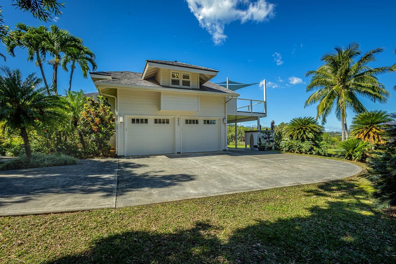 555 North Holokai Road Haiku, HI 96708 - Photo 37 of 50 The oversized double garage & large driveway provide ample parking options & there is an adjacent