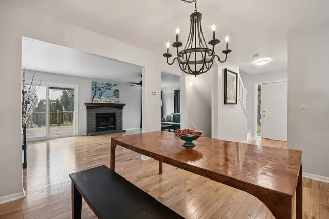 a view of a livingroom with furniture and window