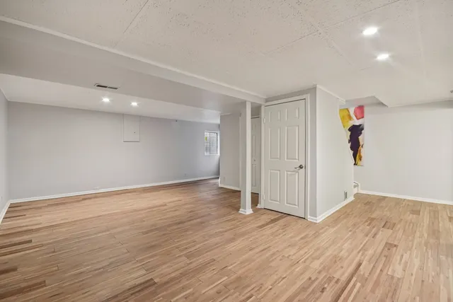 wooden floor in an empty room
