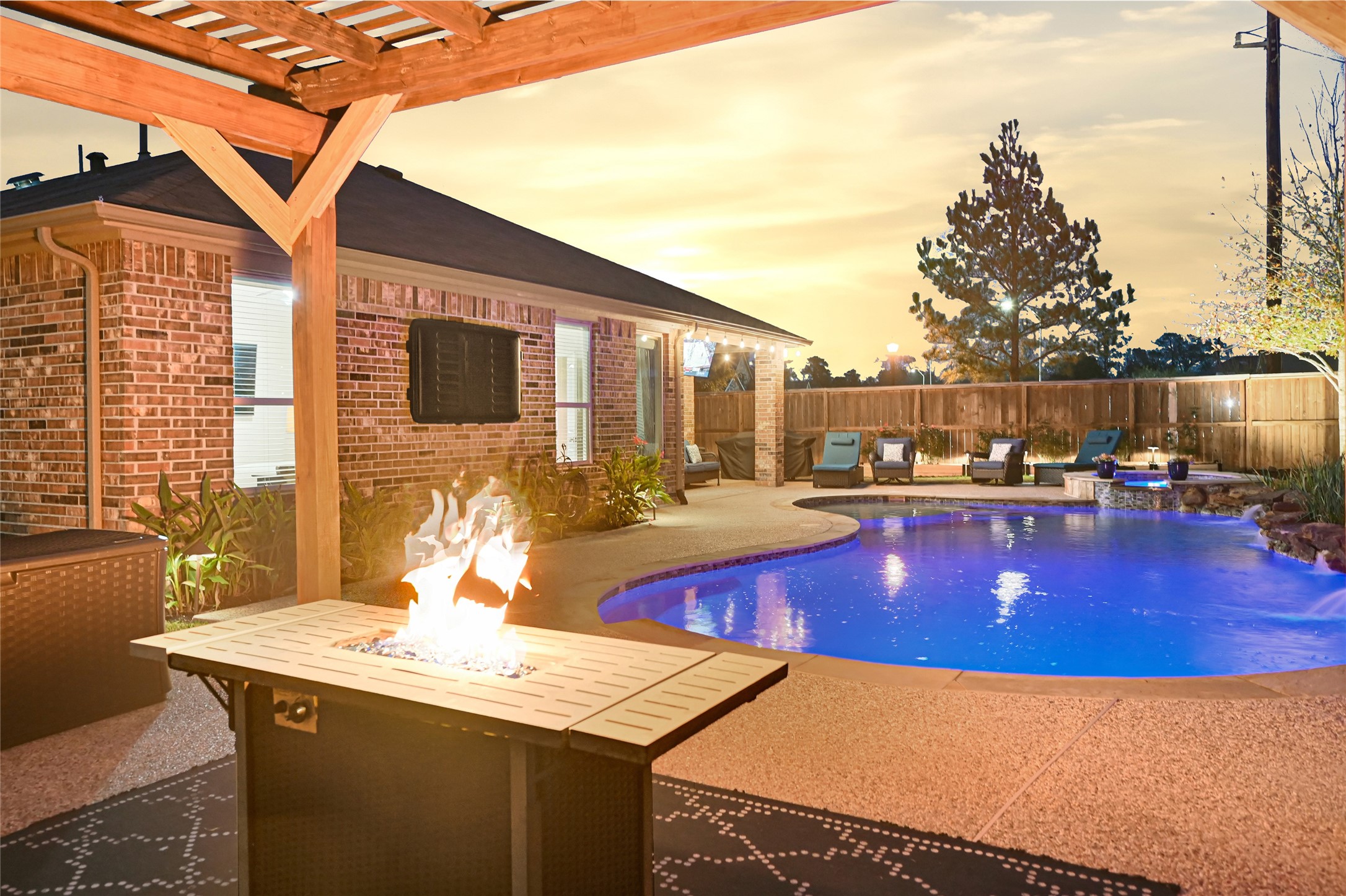 24303 Ravenna Landing Loop Spring, TX 77389 - Photo 36 of 46 a view of a patio with swimming pool