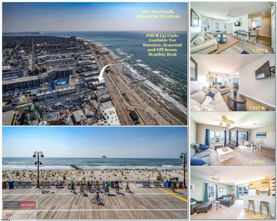 $2,200 | 986 Boardwalk, Unit A, Ocean City, NJ 08226