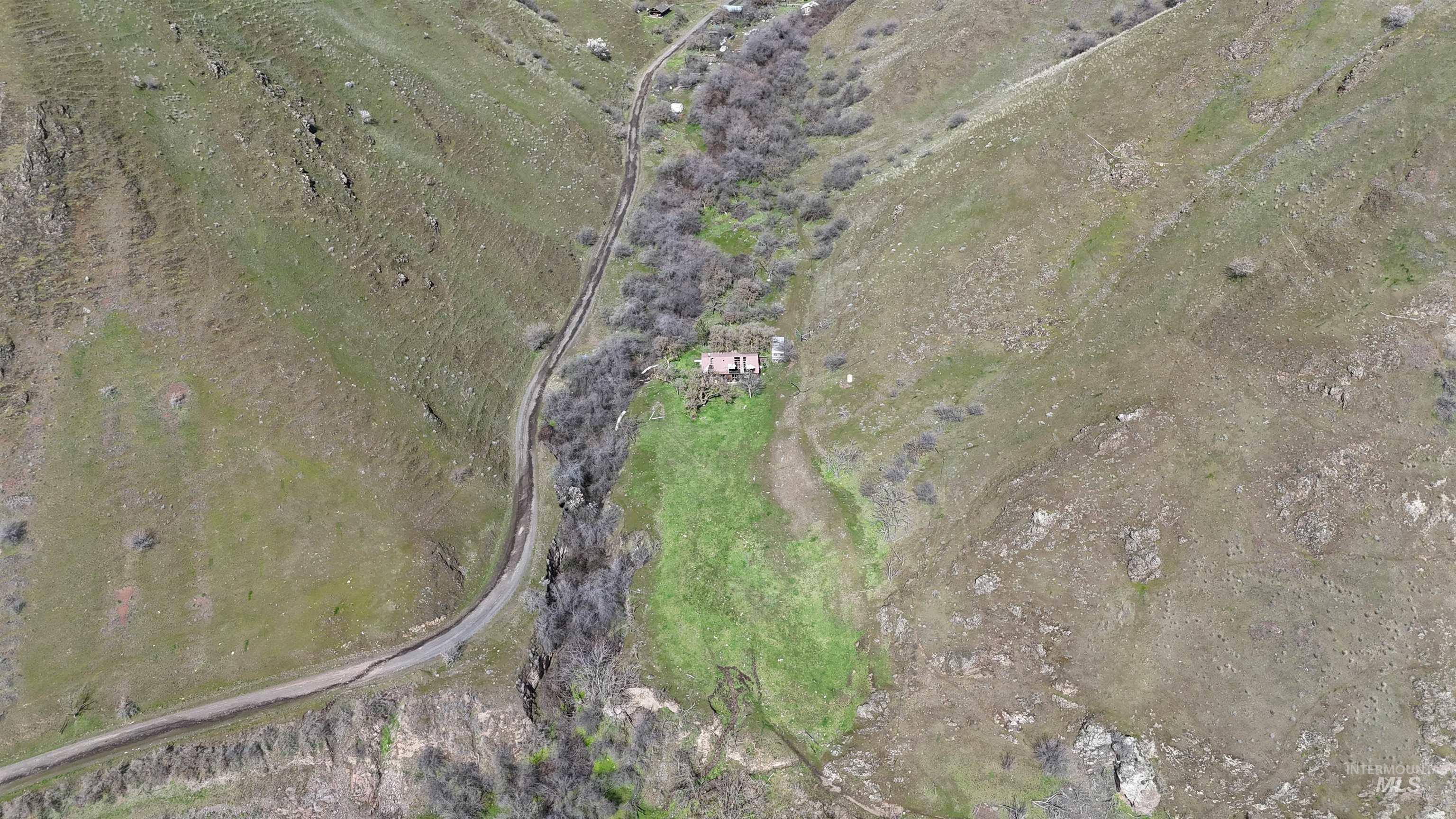 0 Wawawai Road Uniontown, WA 99179 - Photo 4 of 7 Aerial view of property and surrounding area featuring rural landscape