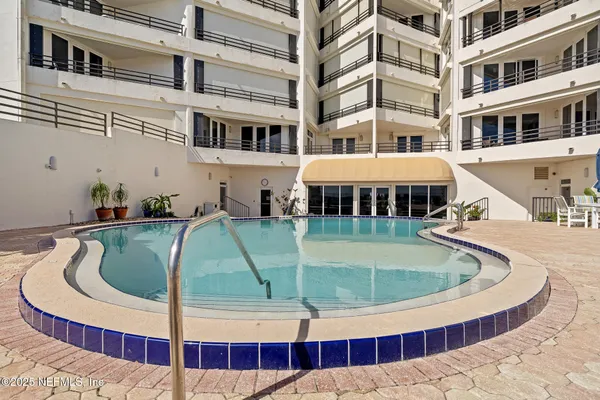 a view of a city and ocean view