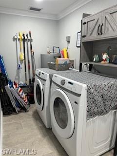 5322 Treetops Drive, Unit I Naples, FL 34113 - Photo 14 of 18 a view of a storage & utility room with washer and dryer