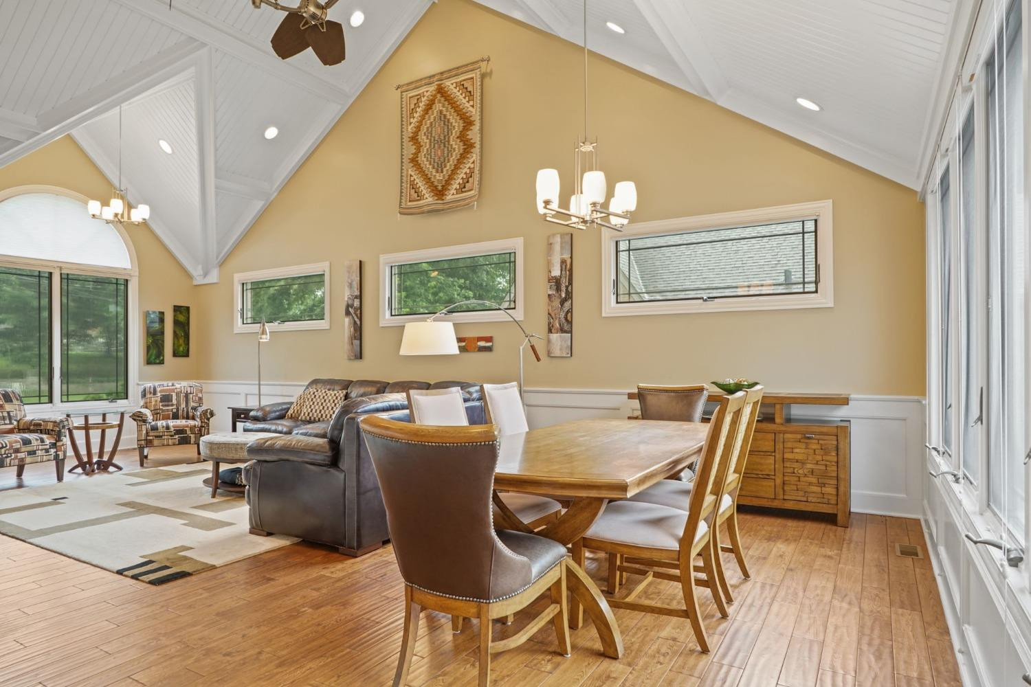 1435 Ridge Road Munster, IN 46321 - Photo 17 of 63 a dining room with furniture and chandelier