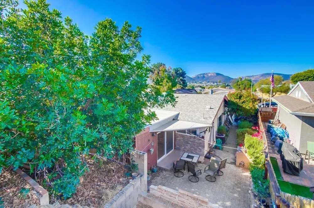 9337 Goyette Place Santee, CA 92071 - Photo 20 of 20 an aerial view of a house with a yard and lake view