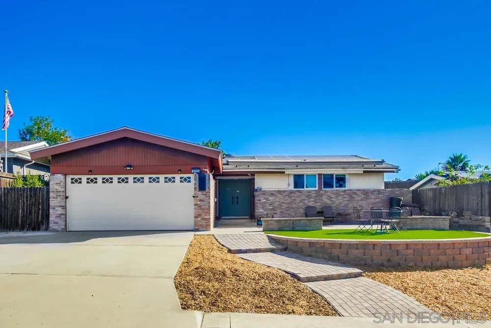 9337 Goyette Place Santee, CA 92071 - Photo 2 of 20 a view of a house with a swimming pool and a yard