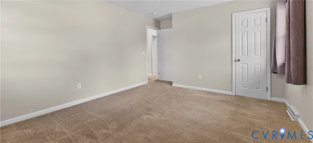 a view of an empty room