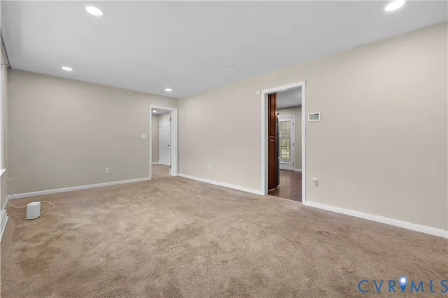 a view of an empty room