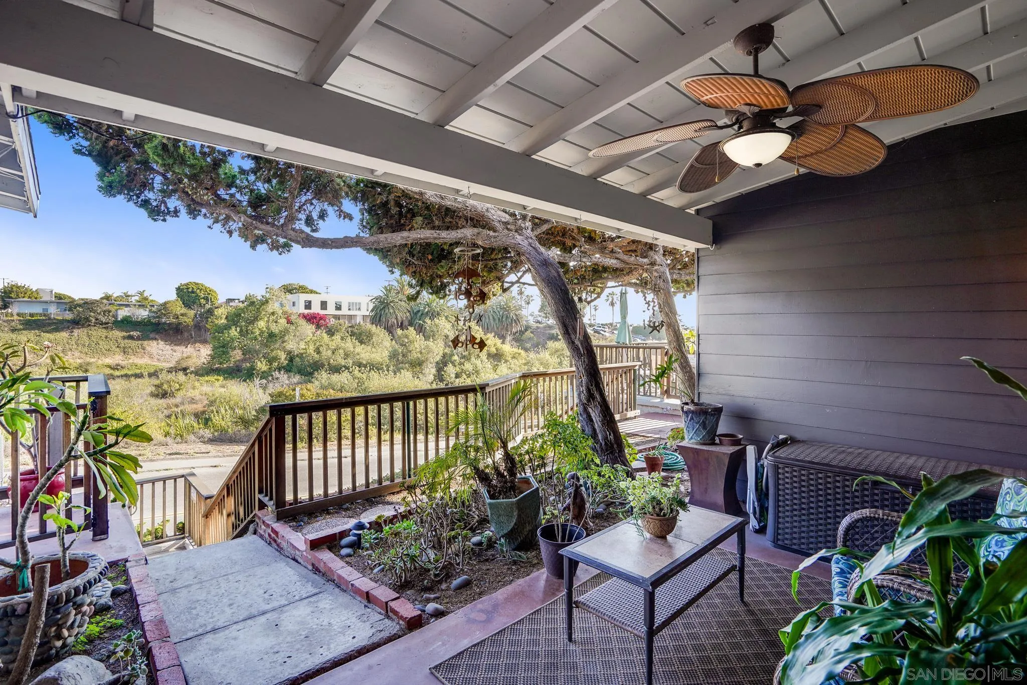 253 B Street Encinitas, CA 92024 - Photo 30 of 61 a view of a porch with furniture