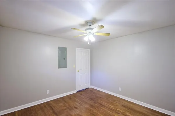 wooden floor in an empty room