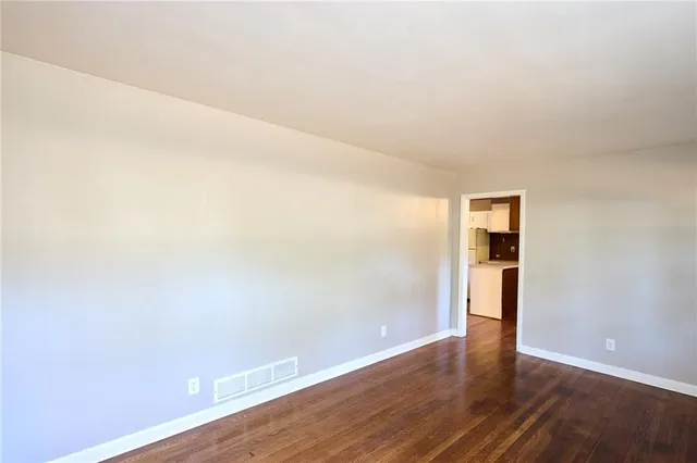 a view of an empty room