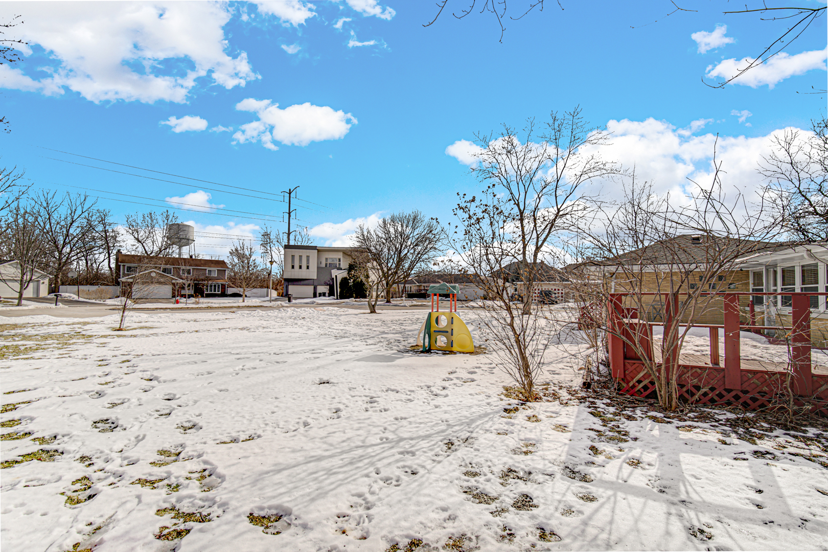 1855 North Happ Road Northbrook, IL 60062 - Photo 32 of 32 a view of a yard with a slide