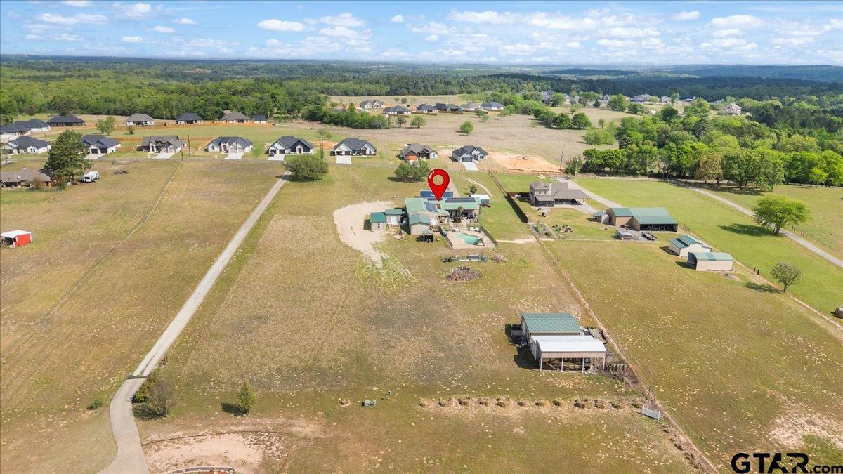 15515 County Road 434 Lindale, TX 75771 - Photo 44 of 46 an aerial view of residential houses with outdoor space