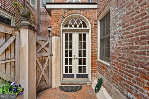 a view of front door of house