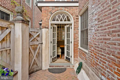 a front view of a house with entryway