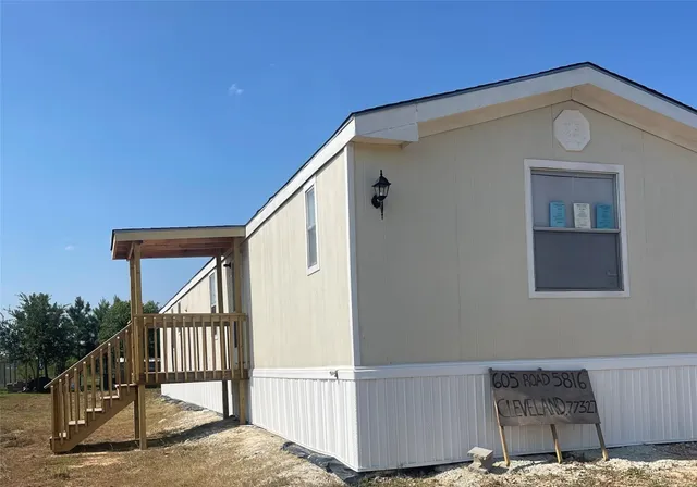 a view of front door