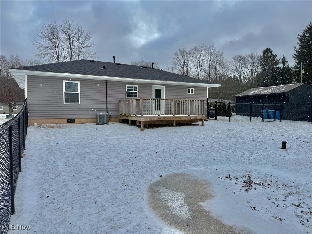 3024 Dutt Road Barberton, OH 44203 - Photo 5 of 33 VIEW FROM THE BACKYARD. FRONT/BACK PORCHES INSTALLED IN 2019. CHAIN LINK FENCE FOR YOUR PETS, AND MORE ROOM OUTSIDE THE FENCE LINE TO EXPAND!