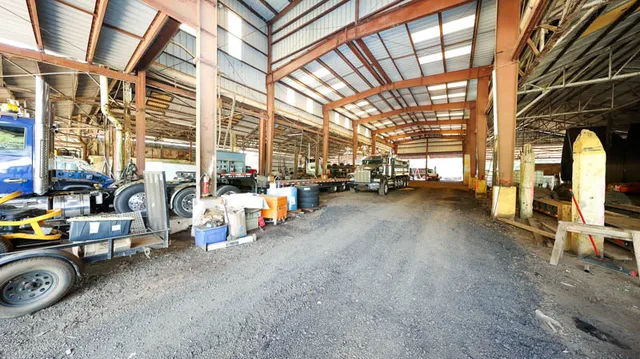 a house with trees in the back