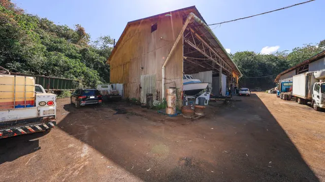 a view of a chairs and tables in patio
