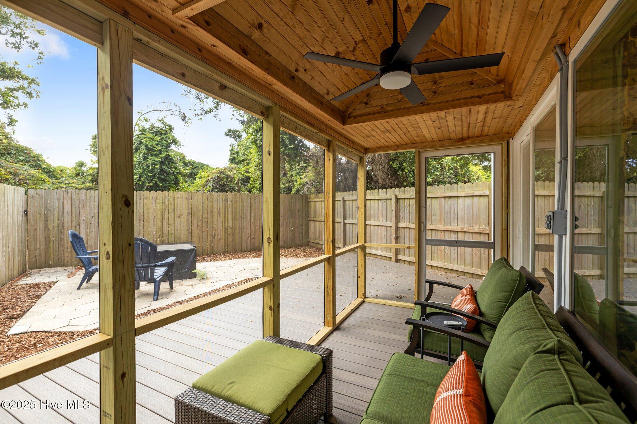 130 Salter Path Road, Unit 73N Pine Knoll Shores, NC 28512 - Photo 29 of 46 Screened Porch