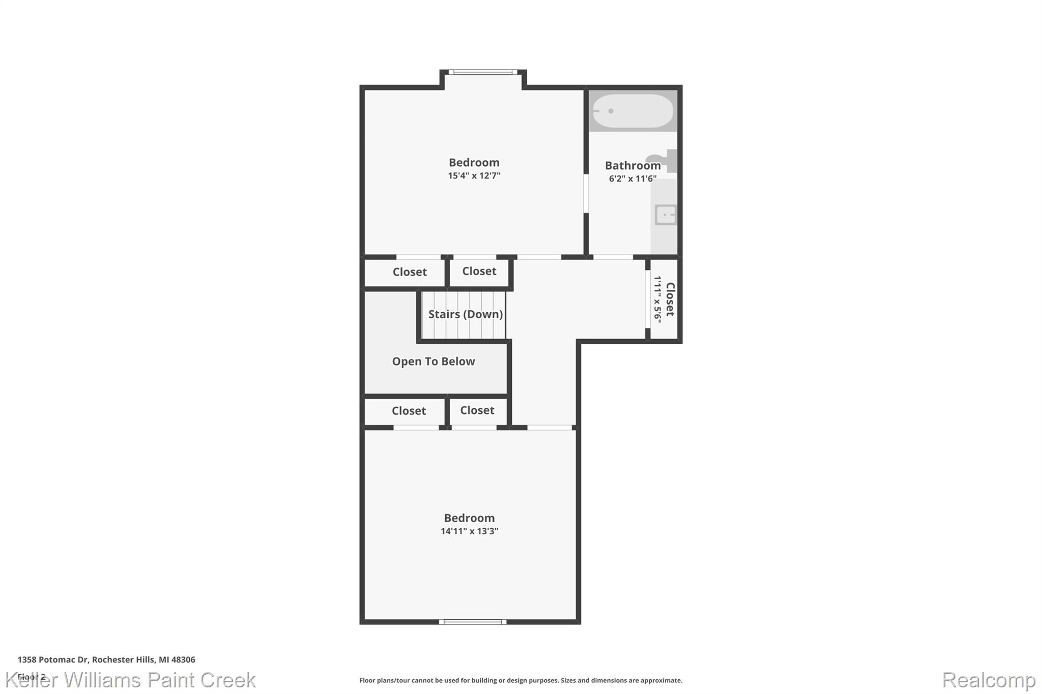 1358 Potomac Drive Rochester, MI 48306 - Photo 22 of 24 3-floor-2.jpg