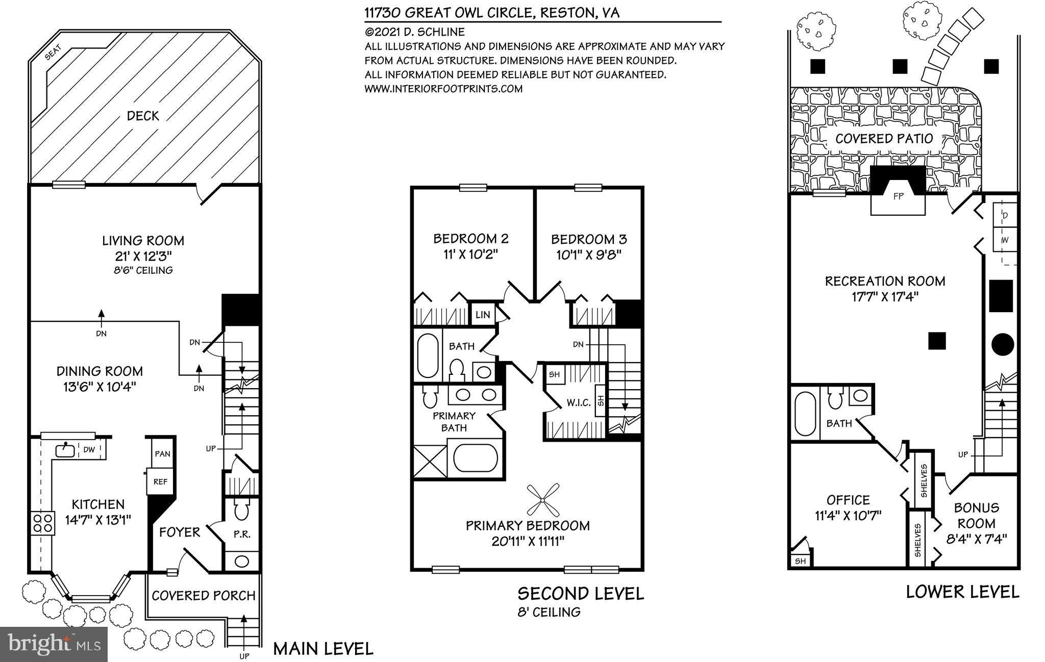 11730 Great Owl Circle Reston, VA 20194 - Photo 35 of 35 Floorplan