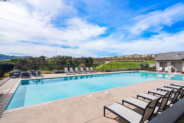 a view of a city with an ocean