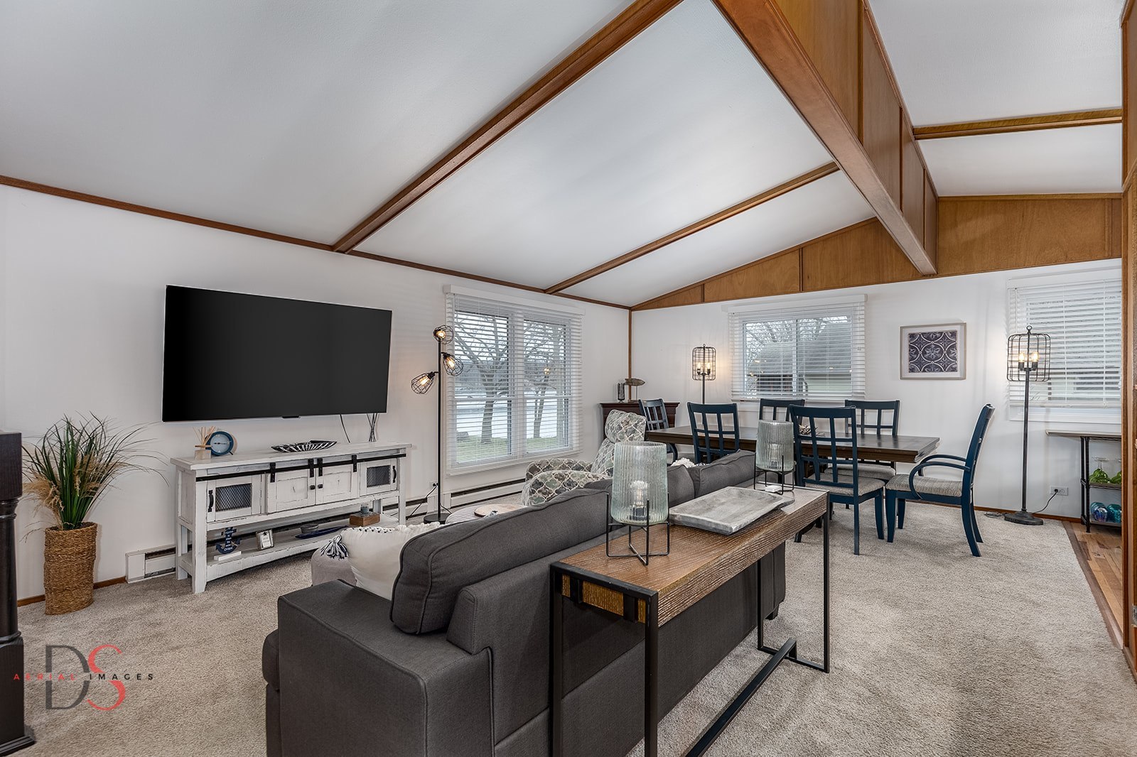 152 Beachview Court Varna, IL 61375 - Photo 12 of 46 a living room with furniture and a flat screen tv