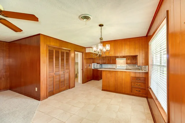 a view of a bathroom with a tub