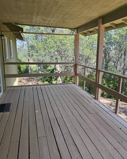 16164 Nugget Road Corning, CA 96021 - Photo 15 of 53 a view of balcony with wooden floor