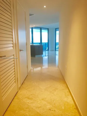 a view of livingroom with kitchen