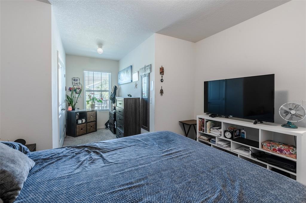 3327 Pleasant Willow Court Brandon, FL 33511 - Photo 19 of 28 a bedroom with a bed and a flat screen tv