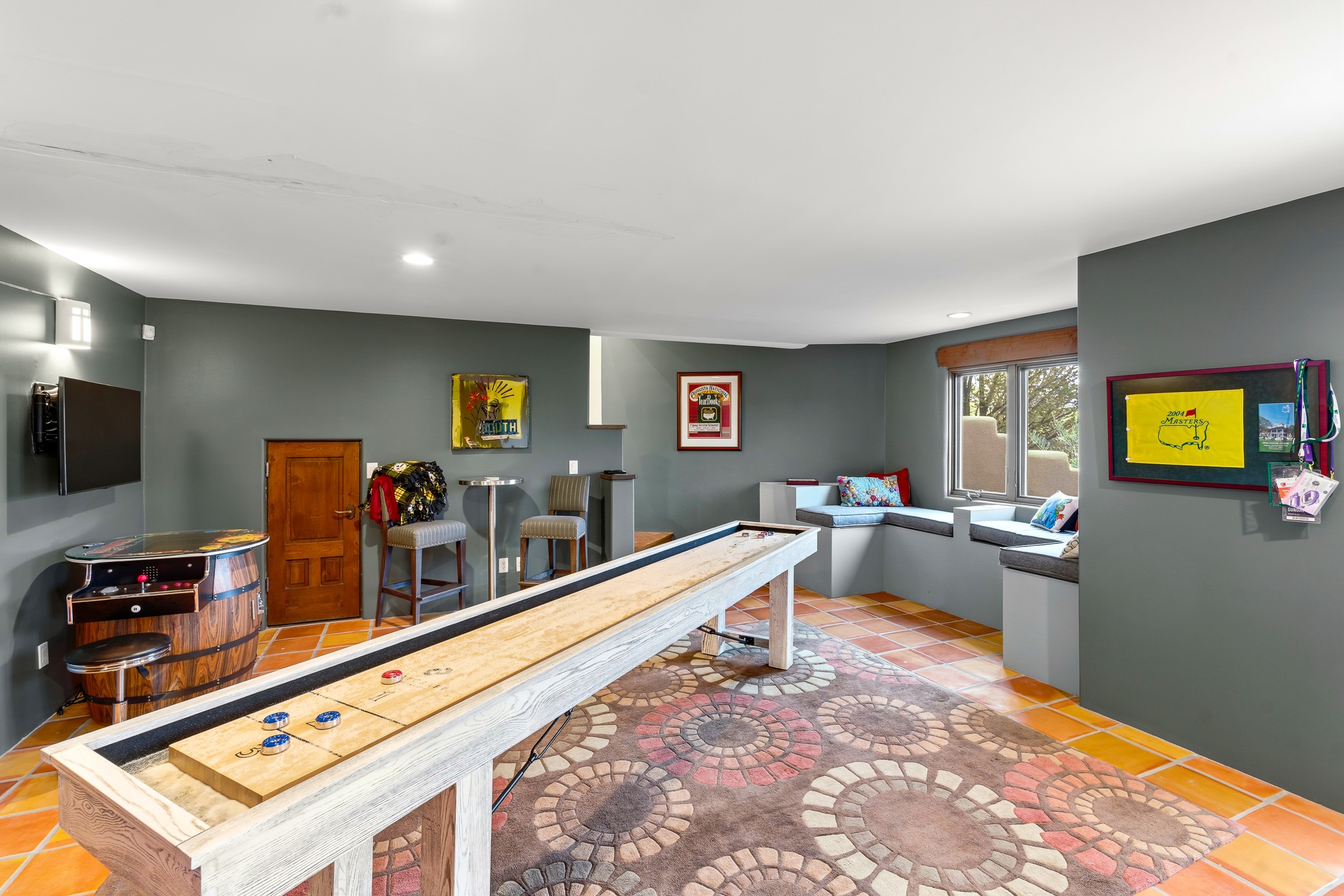 148 Barranca Road Santa Fe, NM 87501 - Photo 65 of 86 Lower level Game Room