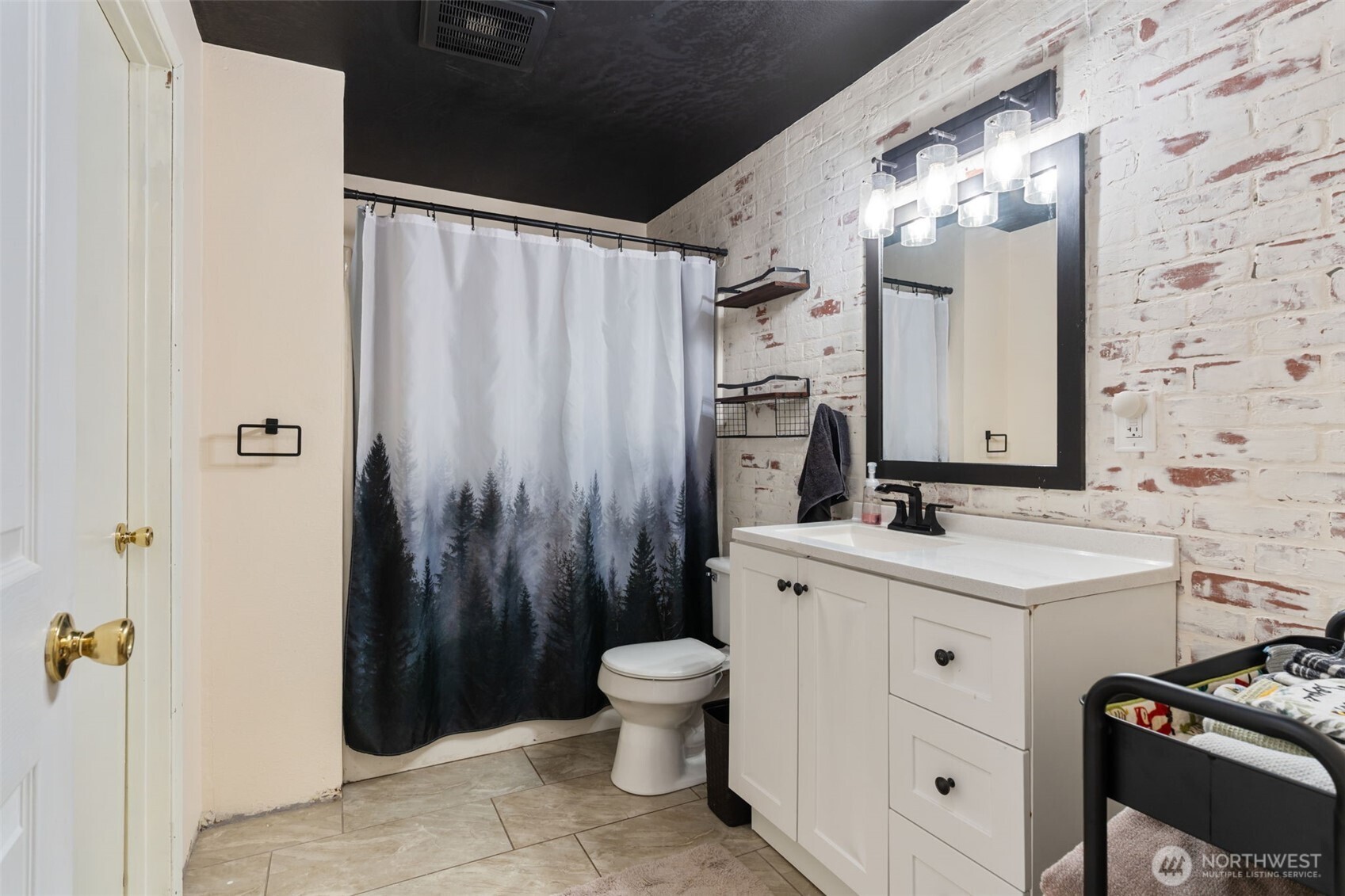 1003 Northwest Dexter Avenue Winlock, WA 98596 - Photo 24 of 39 a bathroom with a sink a toilet and shower