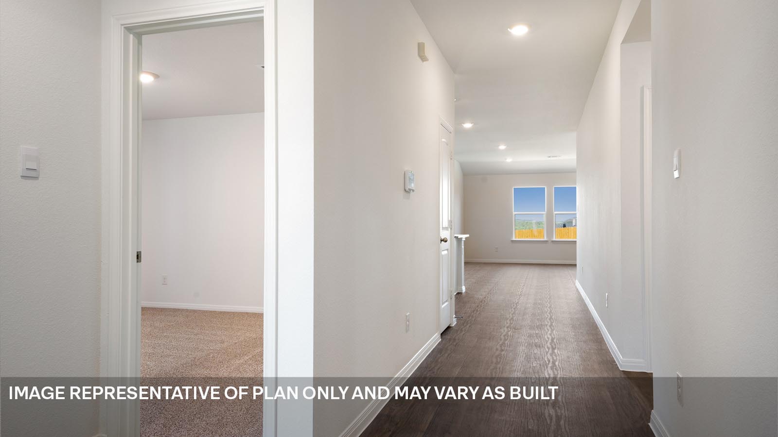 185 Mountain Pea Road Kyle, TX 78640 - Photo 3 of 22 a view of a hallway