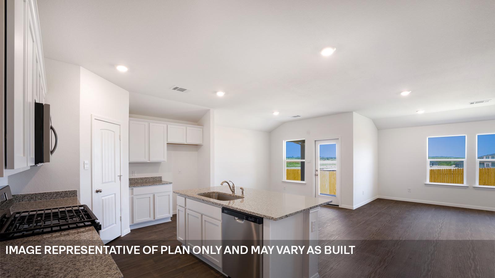 185 Mountain Pea Road Kyle, TX 78640 - Photo 4 of 22 a view of kitchen with furniture and window