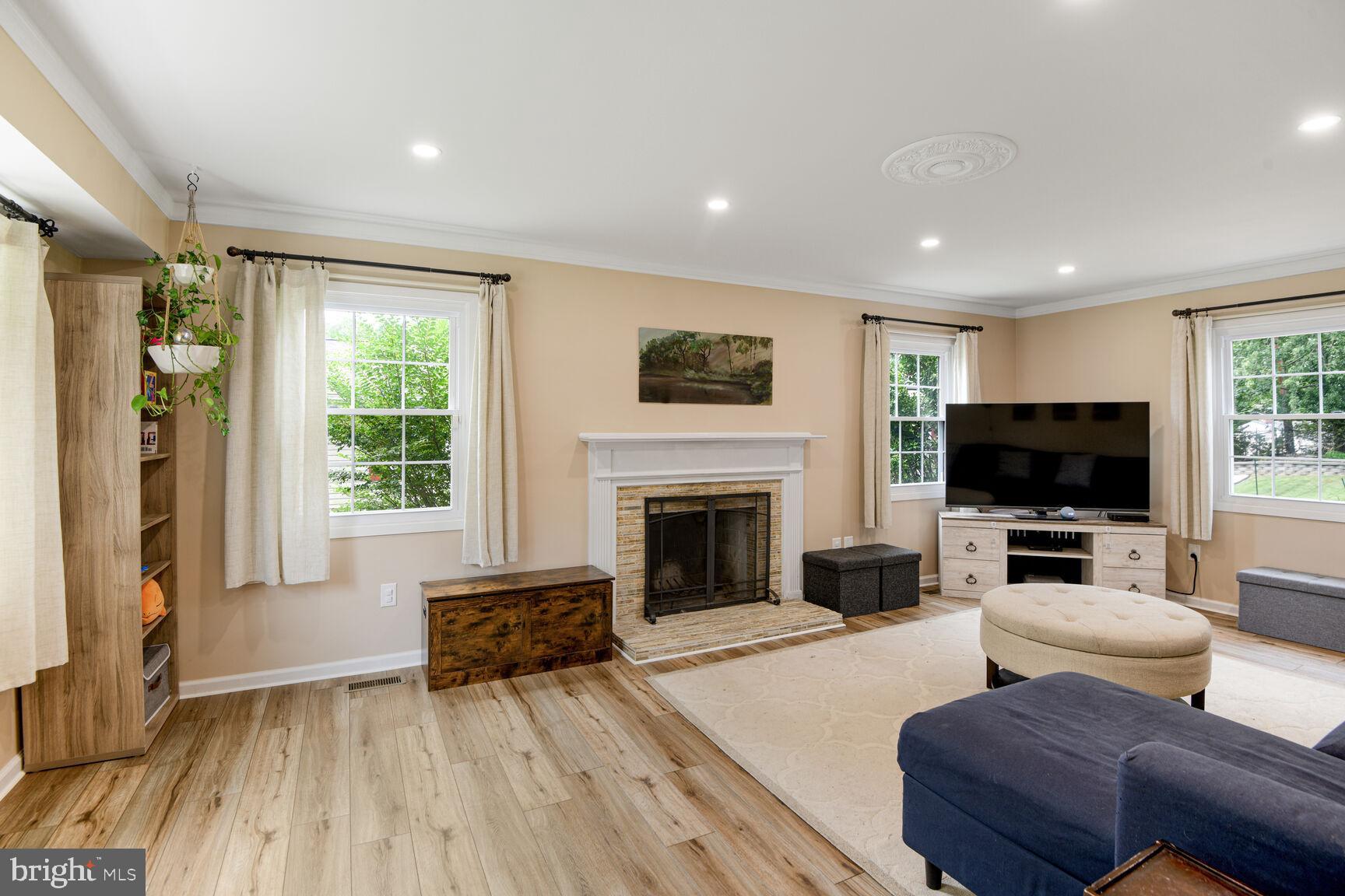 4918 Ridgeview Lane Bowie, MD 20715 - Photo 5 of 30 Family Room with Fireplace