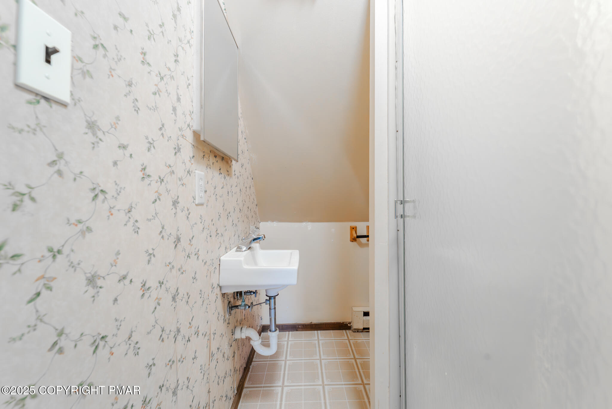 6147 Decker Road Bushkill, PA 18324 - Photo 34 of 49 a bathroom with a toilet and a sink