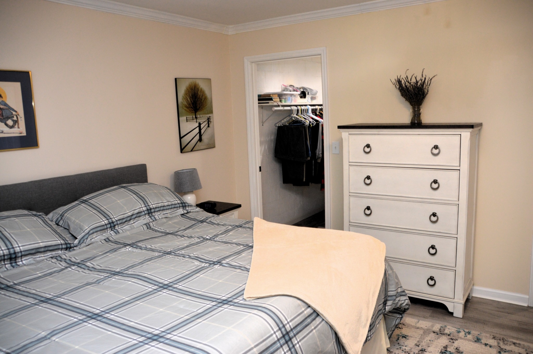 351 Hurricane Creek Road Linden, TN 37096 - Photo 24 of 41 a bedroom with a bed and cabinets