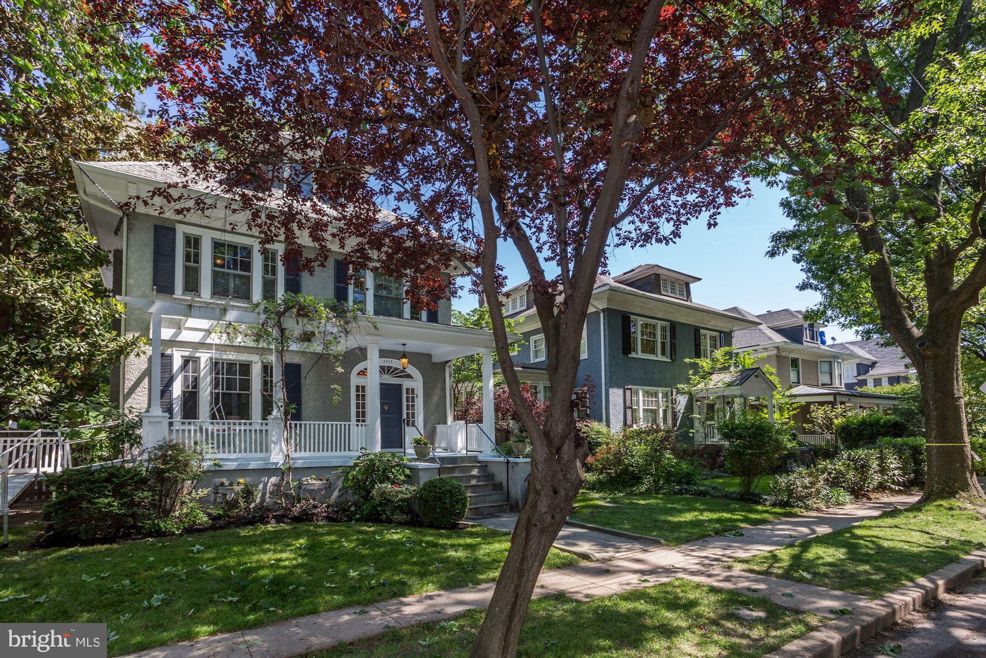 3717 Morrison Street Northwest Washington, DC 20015 - Photo 2 of 25 Tree lined street