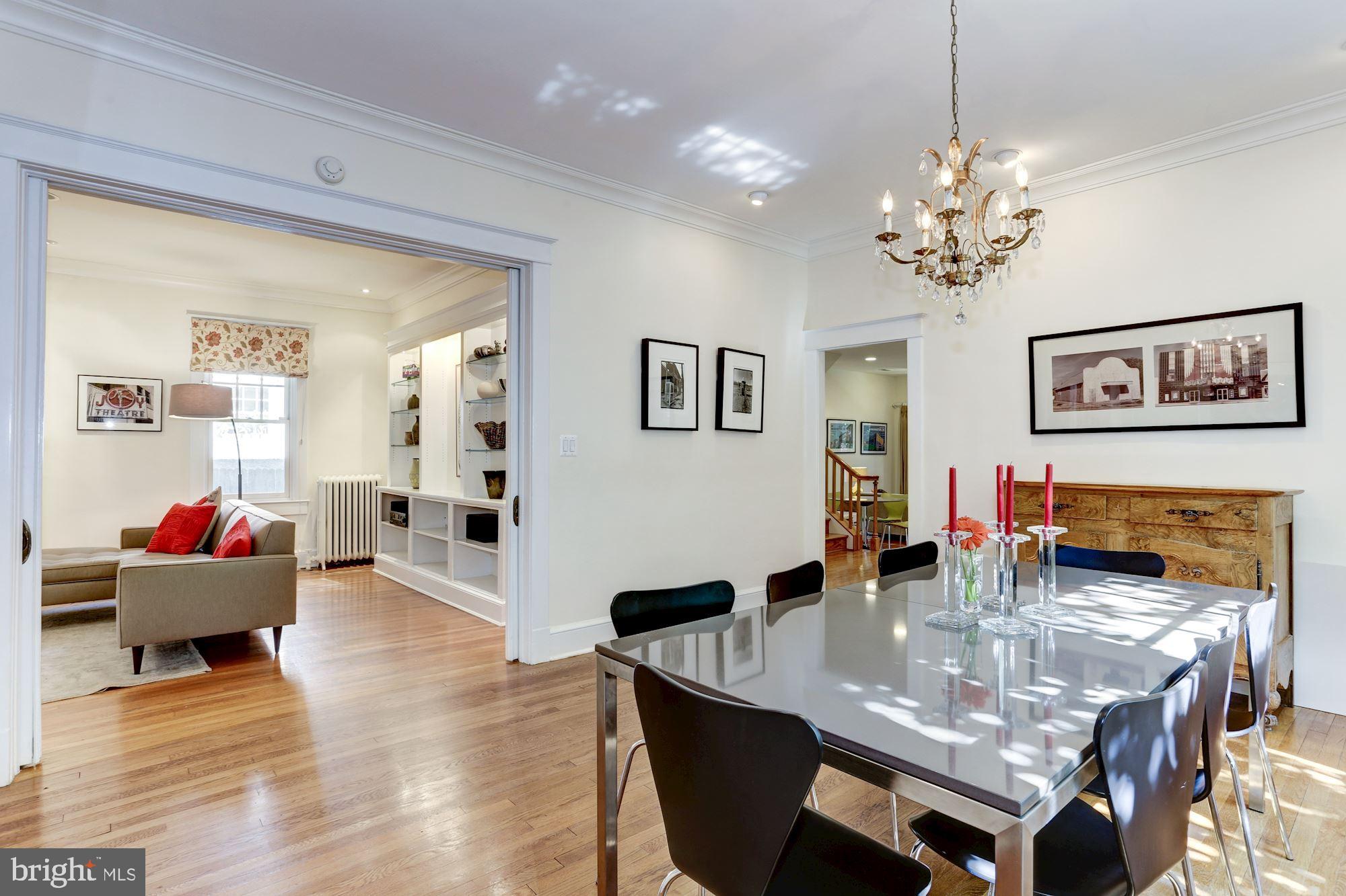 3717 Morrison Street Northwest Washington, DC 20015 - Photo 10 of 25 Flows into formal dining room