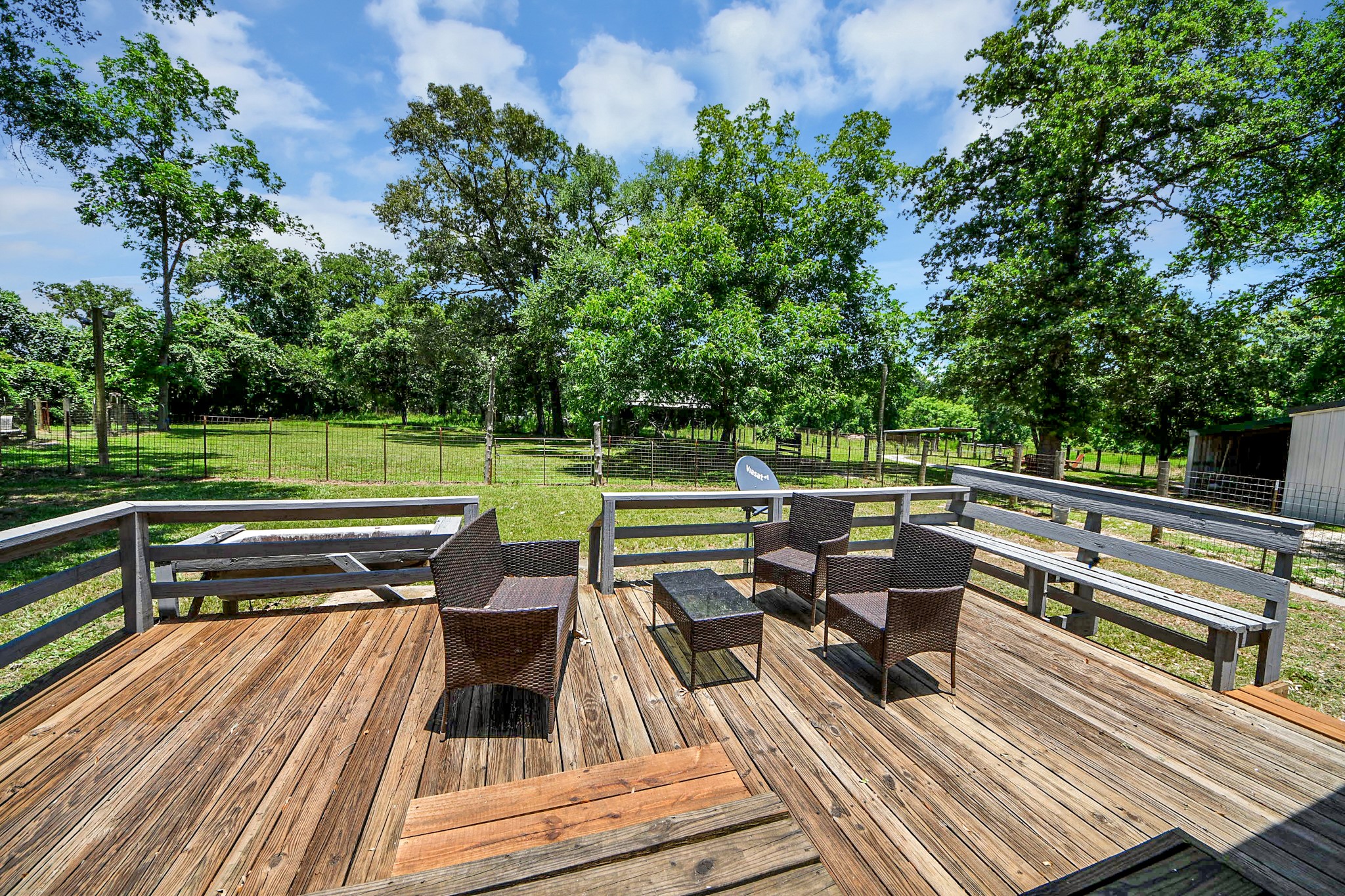 28222 Margerstadt Road Waller, TX 77484 - Photo 15 of 50 Enjoy peaceful views overlooking fenced pastureland and open skies.