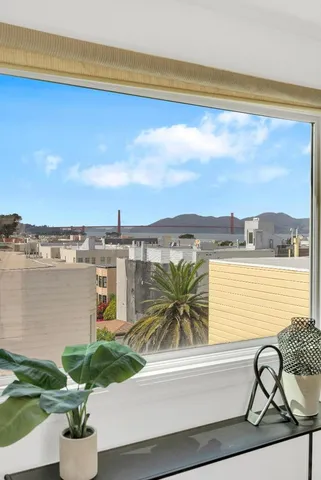 a view of a lake with a ocean view